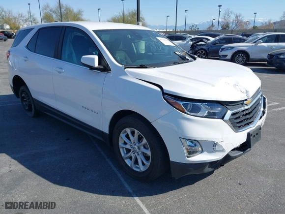 2021 Chevrolet Equinox LT with VIN 3GNAXKEV7ML349799, listed as a IAAI auction lot 41230757 with 13,389 mi miles. Bid and sale history available at carsss.com. Image 1.