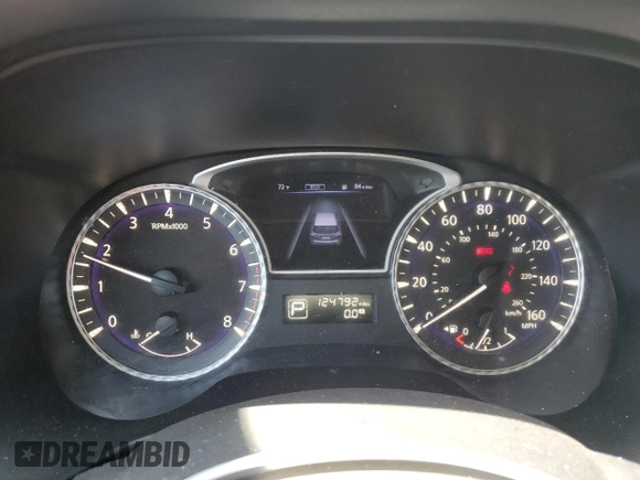2016 Infiniti QX60 with VIN 5N1AL0MN6GC504879, listed as a Copart auction lot 45817435 with 124,792 mi miles and Salvage Title. Bid and sale history available at carsss.com. Image 9.