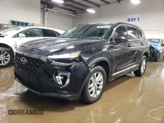 2019 Hyundai Santa Fe SEL with VIN 5NMS3CAD7KH036886, listed as a Copart auction lot 86275824 with 79,812 mi miles and Salvage Title. Bid and sale history available at carsss.com. Image 1.