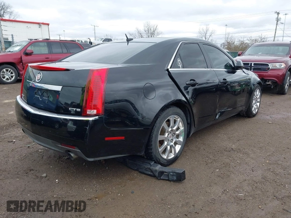 2008 Cadillac CTS RWD w/1SB with VIN 1G6DR57V580176739, listed as a IAAI auction lot 41847461 with 136,482 mi miles. Bid and sale history available at carsss.com. Image 4.