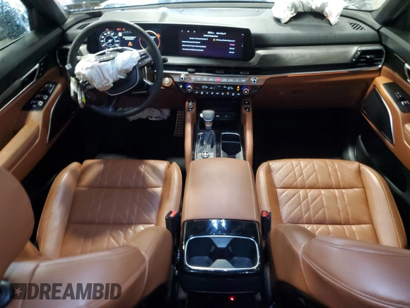 2024 Kia Telluride SX Prestige X-Pro with VIN 5XYP5DGC1RG498689, listed as a Copart auction lot 56469975 with 21,452 mi miles and Salvage title. Bid and sale history available at DreamBid. Image 8.