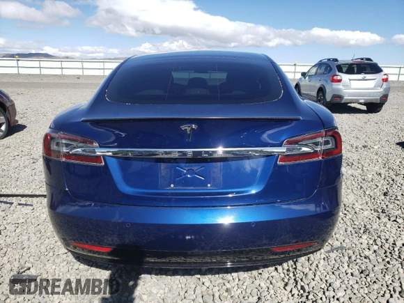 2021 Tesla Model S 75D with VIN 5YJSA1E44MF426532, listed as a Copart auction lot 56600895 with Not provided miles and Salvage title. Bid and sale history available at DreamBid. Image 6.