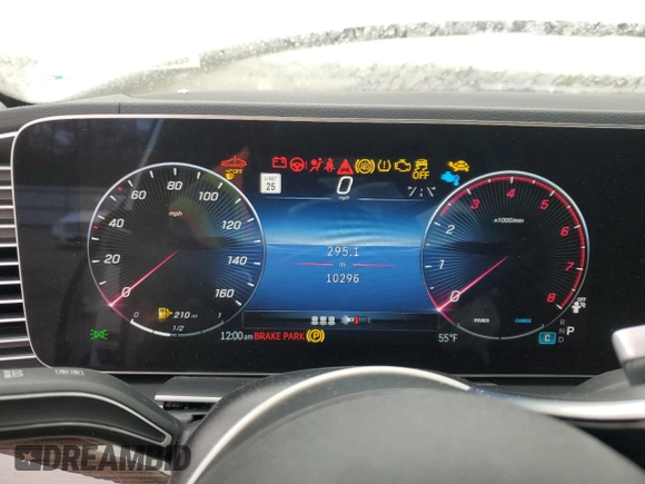 2024 Mercedes-Benz GLE 450 with VIN 4JGFB5KB0RB176477, listed as a Copart auction lot 45516515 with 10,296 mi miles and Non repairable. Bid and sale history available at DreamBid. Image 9.