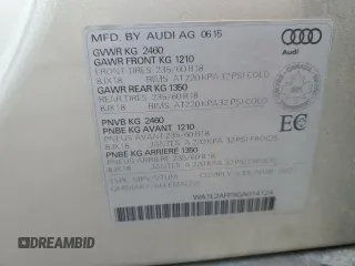 2016 Audi Q5 Premium Plus z VIN WA1L2AFP9GA014124, wystawiony jako Copart lot #59841655 z przebiegiem 106 807 mil mil oraz Szkoda całkowita • Salvage title. Historia ofert i sprzedaży dostępna na DreamBid. Obrazek 12.