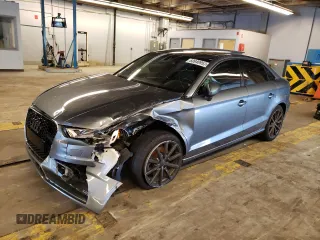 2015 Audi A3 Premium z VIN WAUBFGFF2F1107403, wystawiony jako Copart lot #60940953 z przebiegiem Nie podano mil oraz Szkoda całkowita • Salvage title. Historia ofert i sprzedaży dostępna na DreamBid. Obrazek 1.