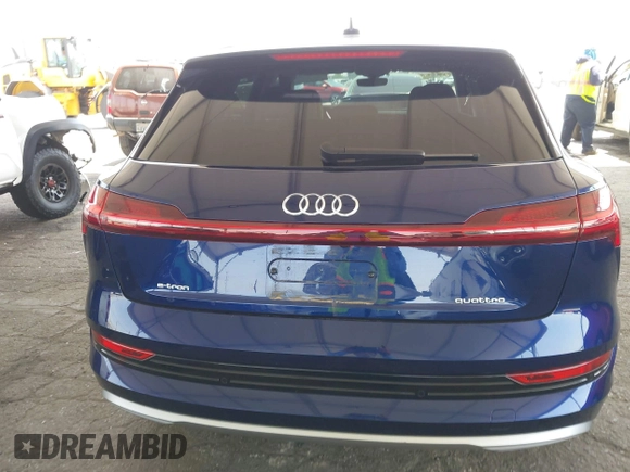 2021 Audi e-tron Premium Plus with VIN WA1LAAGE4MB038563, listed as a IAAI auction lot 42422063 with 31,645 mi miles and . Bid and sale history available at DreamBid. Image 17.