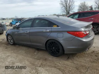 2013 Hyundai Sonata Limited with VIN 5NPEC4AC9DH577602, listed as a Copart auction lot 50443295 with 155,868 mi miles and Clean Title. Bid and sale history available at DreamBid. Image 2.