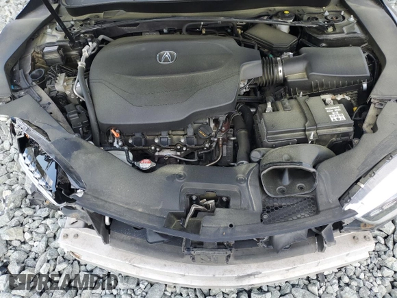 2019 Acura TLX Advance with VIN 19UUB2F86KA002693, listed as a Copart auction lot 52086385 with 107,284 mi miles and Salvage title. Bid and sale history available at DreamBid. Image 13.