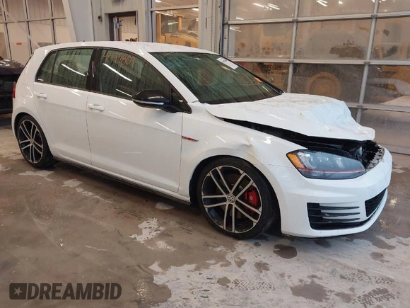 2017 Volkswagen GTI S z VIN 3VW447AU5HM030228, wystawiony jako IAAI lot #41497809 z przebiegiem 75 101 mil mil oraz . Historia ofert i sprzedaży dostępna na DreamBid. Obrazek 1.