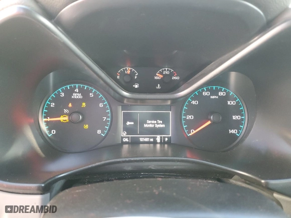 2016 Chevrolet Colorado 2WD WT with VIN 1GCGSBE33G1368149, listed as a Copart auction lot 87042444 with 101,481 mi miles and Salvage Title. Bid and sale history available at carsss.com. Image 9.
