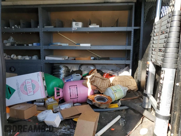 2014 Ford Econoline Cargo Commercial with VIN 1FTNE2EW9EDA72220, listed as a Copart auction lot 50025115 with 270,630 mi miles and Salvage Title. Bid and sale history available at DreamBid. Image 12.