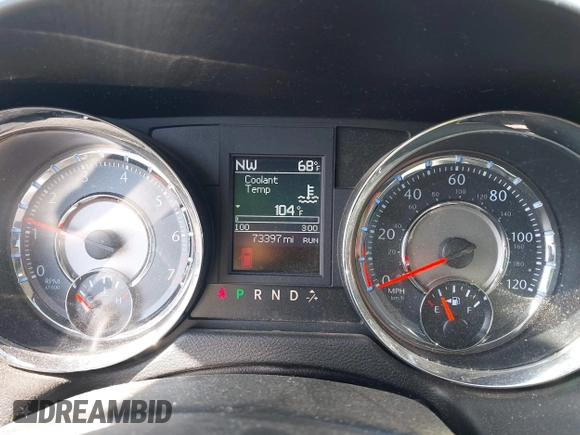 2013 Chrysler Town & Country Touring with VIN 2C4RC1BG4DR610462, listed as a IAAI auction lot 42173321 with 73,397 mi miles. Bid and sale history available at carsss.com. Image 7.