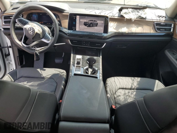 2025 Volkswagen Atlas SE with VIN 1V2HR2CA1SC555919, listed as a Copart auction lot 62876785 with 2,377 mi miles and Non repairable. Bid and sale history available at DreamBid. Image 9.