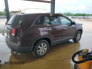 2013 Kia Sorento LX with VIN 5XYKT3A16DG396587, listed as a Copart auction lot 54019075 with 80,051 mi miles and Salvage title. Bid and sale history available at DreamBid. Image 3.