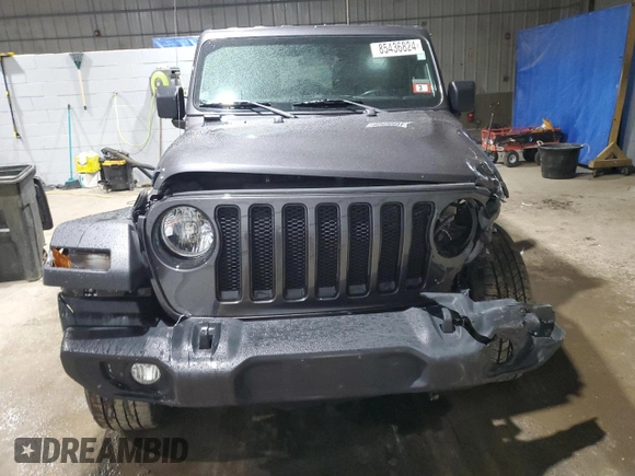 2021 Jeep Wrangler Unlimited Sport S with VIN 1C4HJXDN5MW859800, listed as a Copart auction lot 85436824 with 40,010 mi miles and Salvage Title. Bid and sale history available at carsss.com. Image 5.