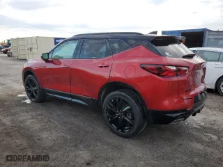 2022 Chevrolet Blazer RS with VIN 3GNKBERS7NS136492, listed as a Copart auction lot 46729385 with 0 mi miles and Non Repairable. Bid and sale history available at carsss.com. Image 2.