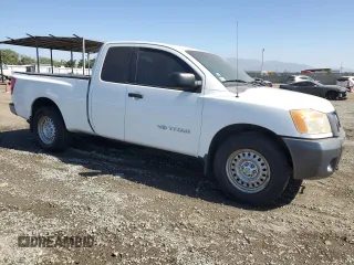 2008 Nissan Titan XE with VIN 1N6BA06A58N324398, listed as a Copart auction lot 77617024 with 252,956 mi miles and Clean Title. Bid and sale history available at carsss.com. Image 4.
