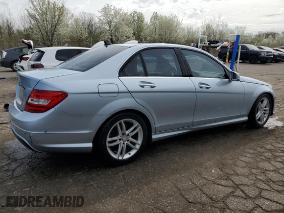 2013 Mercedes-Benz C-Class C 250 Sport with VIN WDDGF4HB4DR255090, listed as a Copart auction lot 54426945 with 154,298 mi miles and Salvage Title. Bid and sale history available at carsss.com. Image 3.