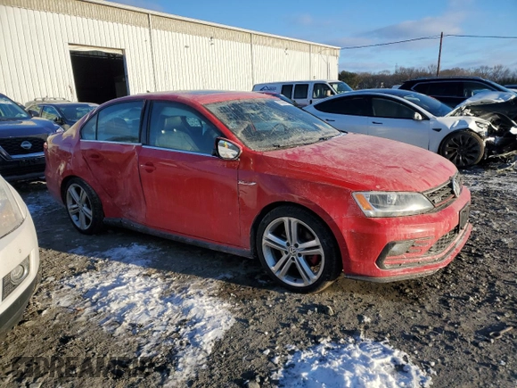 2016 Volkswagen Jetta Sedan 2.0T GLI SE with VIN 3VW5T7AJ8GM226398, listed as a Copart auction lot 41458415 with 105,810 mi miles and Salvage Title. Bid and sale history available at carsss.com. Image 4.