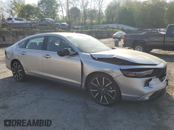 2024 Honda Accord Touring с VIN 1HGCY2F82RA063138, выставлен на аукционе Copart как лот 55148295 с пробегом 7 613 миль миль и Списание • Salvage title. История ставок и продаж доступна на DreamBid. Изображение 4.