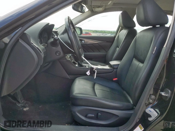 2017 Infiniti Q50 Premium with VIN JN1EV7AR2HM836459, listed as a Copart auction lot 62679735 with 91,161 mi miles and Salvage title. Bid and sale history available at DreamBid. Image 7.