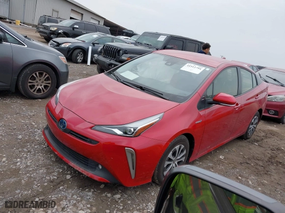 2022 Toyota Prius LE with VIN JTDL9MFU9N3035002, listed as a IAAI auction lot 41512794 with 39,740 mi miles. Bid and sale history available at carsss.com. Image 16.
