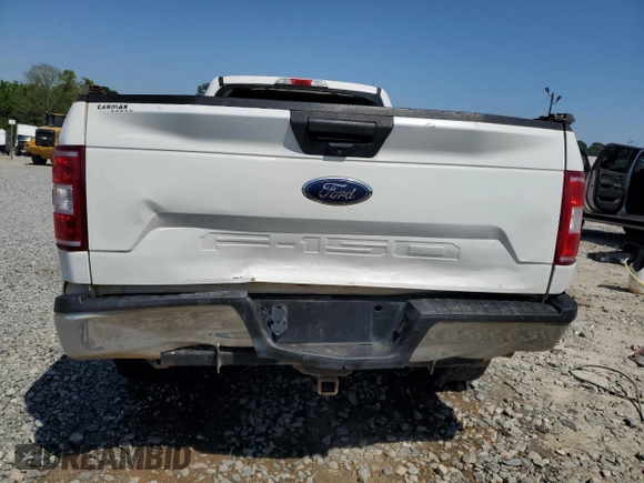 2019 Ford F-150 XL with VIN 1FTMF1C59KKD92979, listed as a Copart auction lot 53800625 with 129,437 mi miles and Salvage title. Bid and sale history available at DreamBid. Image 6.