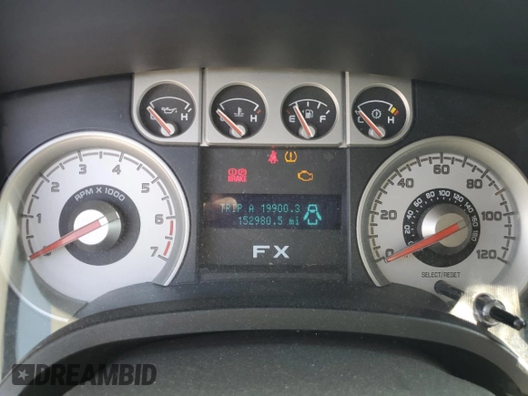 2010 Ford F-150 XL with VIN 1FTFW1EV4AFD85533, listed as a Copart auction lot 53911015 with 152,980 mi miles and Clean title. Bid and sale history available at DreamBid. Image 9.
