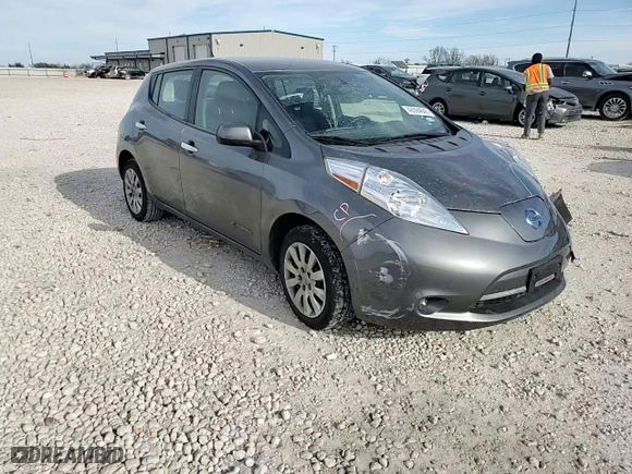 2015 Nissan LEAF S with VIN 1N4AZ0CPXFC324279, listed as a Copart auction lot 49394845 with 45,281 mi miles and Salvage Title. Bid and sale history available at carsss.com. Image 10.