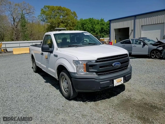 2019 Ford F-150 XL with VIN 1FTMF1CB0KKD31820, listed as a Copart auction lot 50991785 with 93,681 mi miles and Salvage Title. Bid and sale history available at carsss.com. Image 11.