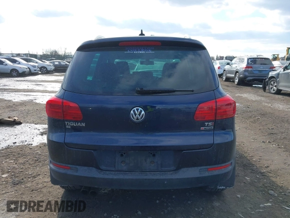 2016 Volkswagen Tiguan S with VIN WVGBV7AX5GW526285, listed as a IAAI auction lot 41445284 with 130,954 mi miles and . Bid and sale history available at DreamBid. Image 15.