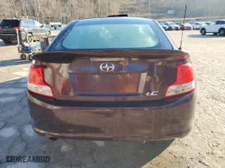 2011 Scion tC with VIN JTKJF5C79B3004406, listed as a Copart auction lot 46571185 with 0 mi miles and Salvage Title. Bid and sale history available at carsss.com. Image 6.