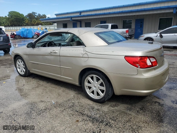 2008 Chrysler Sebring Touring with VIN 1C3LC55R68N124950, listed as a Copart auction lot 76891804 with 114,871 mi miles and Salvage Title. Bid and sale history available at carsss.com. Image 2.