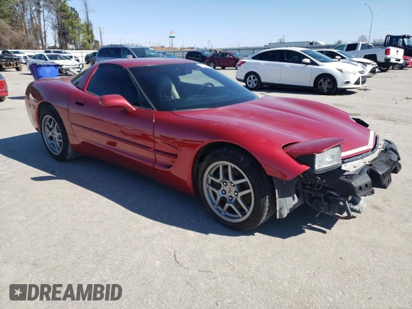 2004 Chevrolet Corvette with VIN 1G1YY22G445128857, listed as a Copart auction lot 42604495 with 143,805 mi miles and Salvage Title. Bid and sale history available at carsss.com. Image 4.