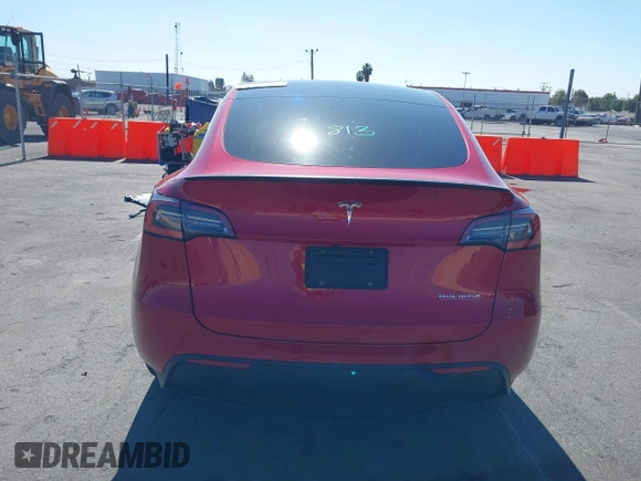 2021 Tesla Model Y Performance with VIN 5YJYGDEF4MF092062, listed as a IAAI auction lot 41583793 with 57,194 mi miles and . Bid and sale history available at DreamBid. Image 16.