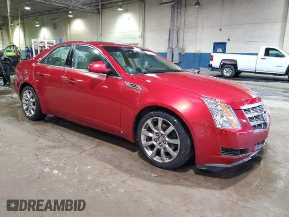 2008 Cadillac CTS RWD with VIN 1G6DM577680116565, listed as a Copart auction lot 44316455 with 74,260 mi miles and Clean Title. Bid and sale history available at DreamBid. Image 4.