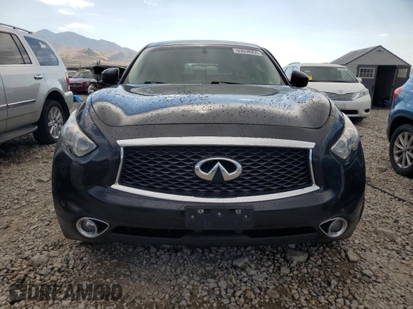 2017 Infiniti QX70 with VIN JN8CS1MW6HM415277, listed as a Copart auction lot 63038955 with 151,451 mi miles and Salvage title. Bid and sale history available at DreamBid. Image 5.