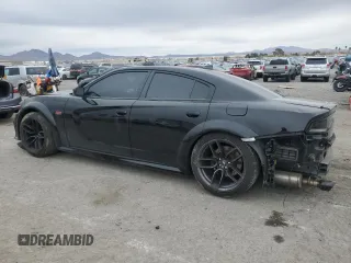2020 Dodge Charger Scat Pack Widebody z VIN 2C3CDXGJ5LH232350, wystawiony jako Copart lot #47999665 z przebiegiem 37 599 mil mil oraz Szkoda całkowita • Salvage title. Historia ofert i sprzedaży dostępna na DreamBid. Obrazek 2.
