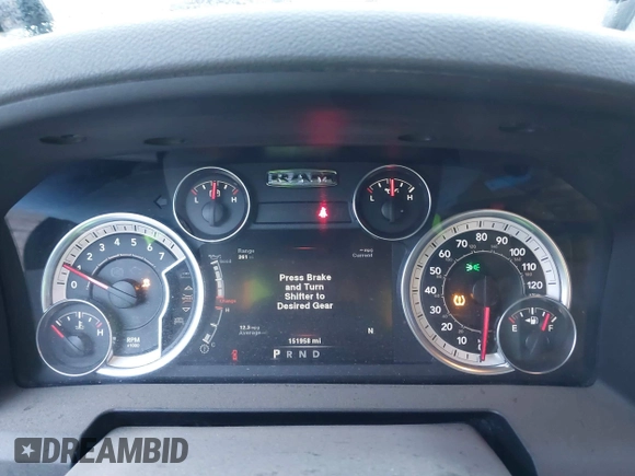2013 Ram 1500 Outdoorsman with VIN 1C6RR7LT4DS677162, listed as a IAAI auction lot 41652523 with 151,958 mi miles. Bid and sale history available at carsss.com. Image 7.