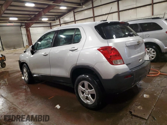 2016 Chevrolet Trax LS with VIN 3GNCJNSB9GL202524, listed as a Copart auction lot 45975465 with 118,156 mi miles and Clean Title. Bid and sale history available at carsss.com. Image 2.