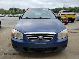 2007 Kia Spectra EX with VIN KNAFE121475440191, listed as a Copart auction lot 72622934 with 127,003 mi miles and Clean Title. Bid and sale history available at carsss.com. Image 5.