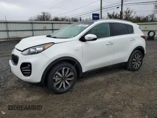 2017 Kia Sportage EX z VIN KNDPNCAC5H7255370, wystawiony jako Copart lot #47933505 z przebiegiem 88 539 mil mil oraz Szkoda całkowita • Salvage title. Historia ofert i sprzedaży dostępna na DreamBid. Obrazek 1.
