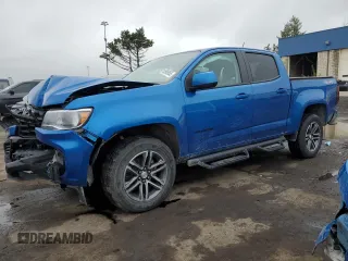 2021 Chevrolet Colorado 4WD Work Truck с VIN 1GCGTBENXM1138215, выставлен на аукционе Copart как лот 55966955 с пробегом 38 211 миль миль и Чистый • Clean title. История ставок и продаж доступна на DreamBid. Изображение 1.