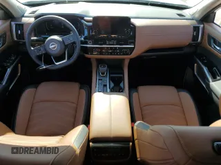 2024 Nissan Pathfinder Platinum with VIN 5N1DR3DG9RC307349, listed as a Copart auction lot 43464825 with 1,077 mi miles and Salvage title. Bid and sale history available at DreamBid. Image 8.