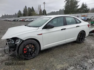 2024 Volkswagen Jetta GLI 40th Anniversary Edition z VIN 3VW9T7BU7RM021264, wystawiony jako Copart lot #50994425 z przebiegiem 16 550 mil mil oraz Szkoda całkowita • Salvage title. Historia ofert i sprzedaży dostępna na DreamBid. Obrazek 1.