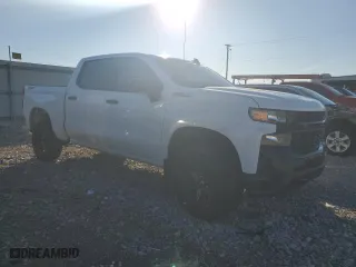 2019 Chevrolet Silverado 1500 Custom Trail Boss with VIN 3GCPYCEFXKG174758, listed as a Copart auction lot 45525875 with 167,345 mi miles and Salvage Title. Bid and sale history available at carsss.com. Image 4.