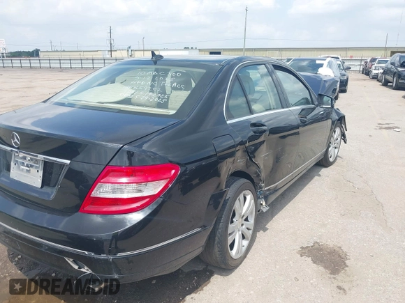 2010 Mercedes-Benz C 300 Sport with VIN WDDGF5EB8AR131278, listed as a IAAI auction lot 42435283 with 238,055 mi miles and . Bid and sale history available at DreamBid. Image 4.