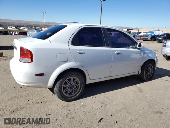 2006 Chevrolet Aveo LS with VIN KL1TD56616B542030, listed as a Copart auction lot 82115273 with 156,396 mi miles and Salvage title. Bid and sale history available at DreamBid. Image 3.