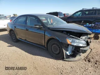 2014 Volkswagen Passat S with VIN 1VWAP7A33EC024216, listed as a Copart auction lot 61839005 with 101,196 mi miles and Salvage title. Bid and sale history available at DreamBid. Image 4.