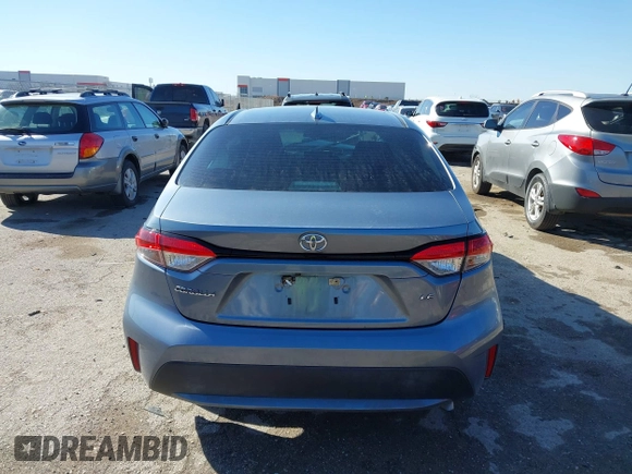 2020 Toyota Corolla LE with VIN 5YFEPRAEXLP104862, listed as a IAAI auction lot 41757448 with 78,077 mi miles. Bid and sale history available at carsss.com. Image 16.